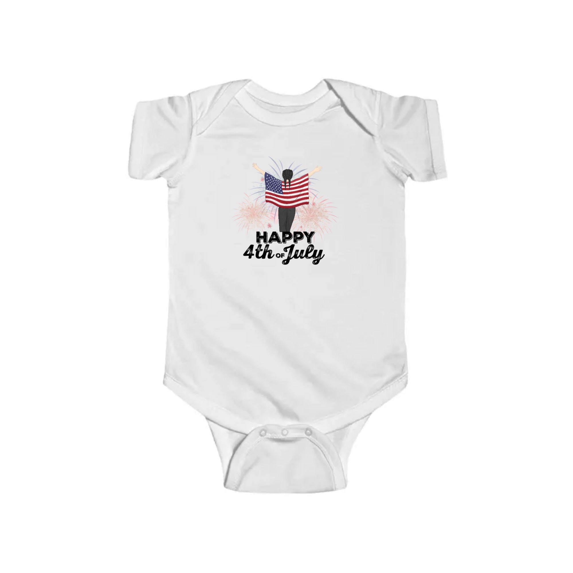 Happy 4th of July | Infant Fine Jersey Bodysuit